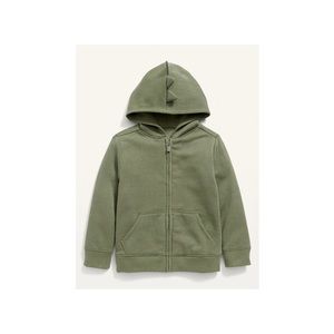 Green Dino spike zip up hoodie - old navy